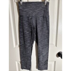 Lululemon X Peloton Align Crop 21" Wee Are From Space Dark Carbon Ice Grey sz 4